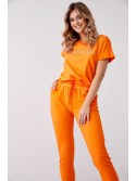 Damen-Sommerset mit Spitze, orange FK617 – Online-Shop – Boutique